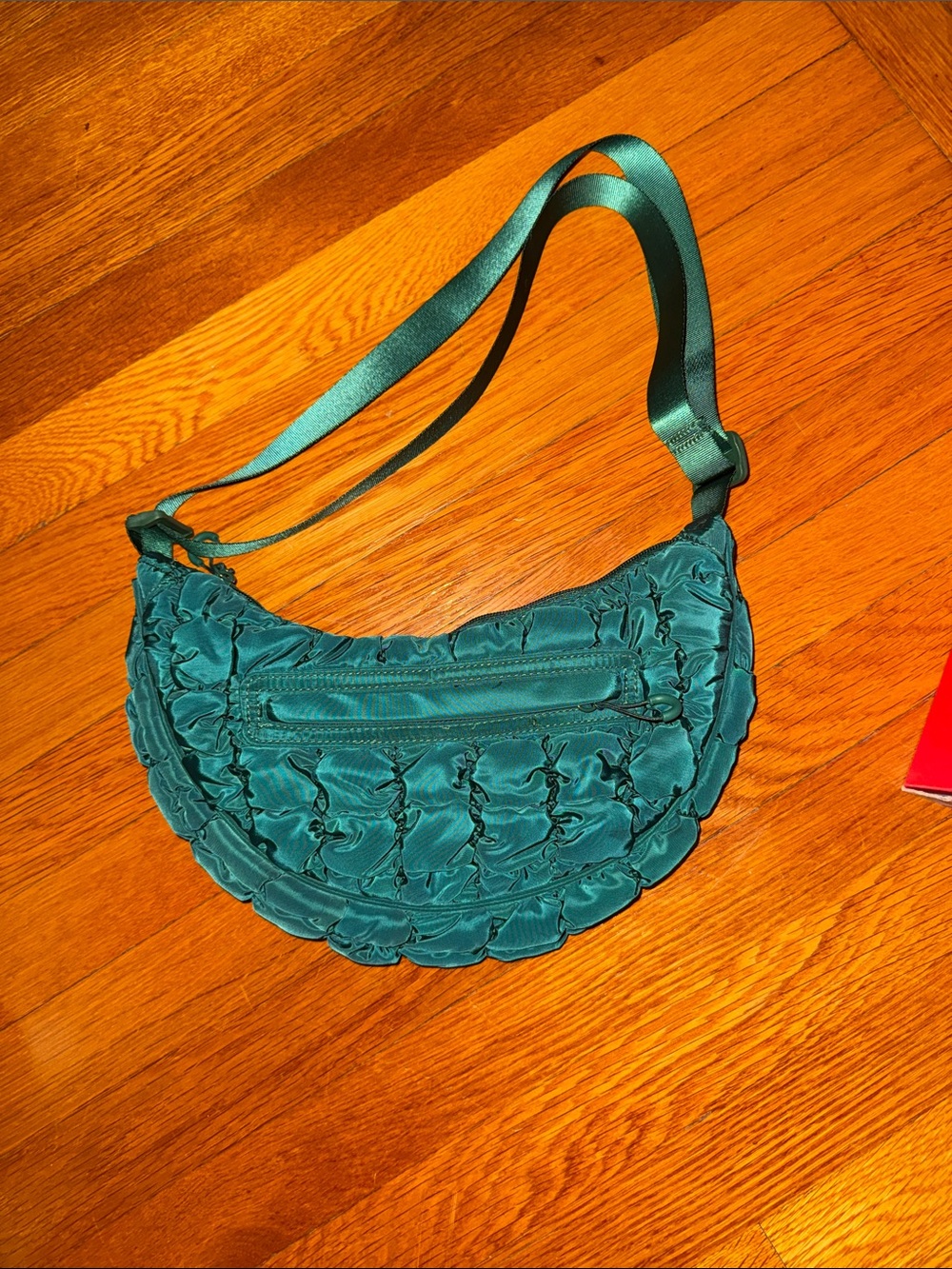 wild fable Teal Ruffle Shoulder Bag